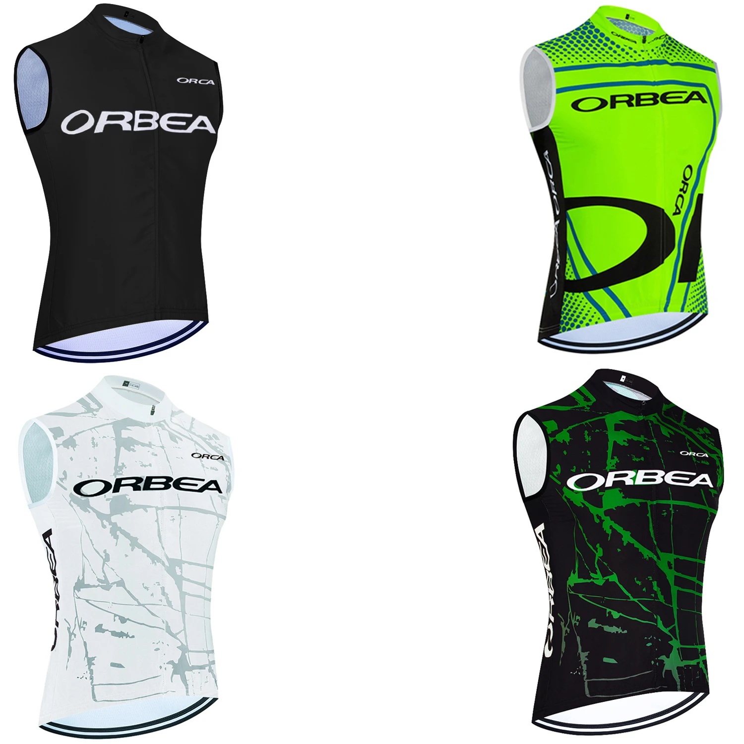 2024 Orbea Orca Bike Vest Quick Dry Cycling Team Jersey Windbreaker Uomo Summer Ropa Ciclismo Senza Maniche Bicicletta Jersey Tshirt