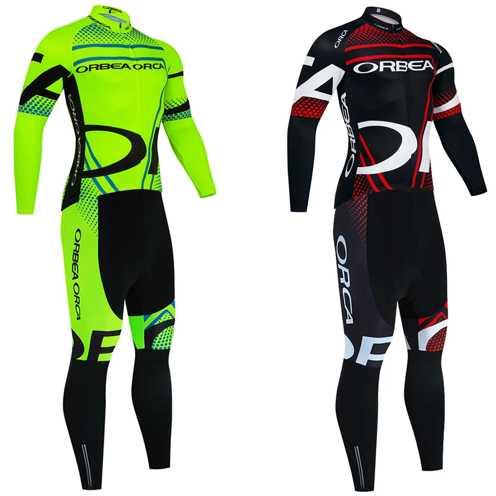 Inverno 2024 Orbea Orca Bike Jacket Ciclismo Jersey Pants Set Uomo Donna Fleece Ropa Ciclismo Team Por Abbigliamento Da Bicicletta
