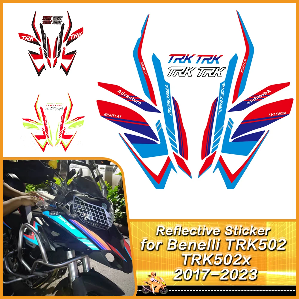 Adesivi Moto Modificati Decorazione Del Veicolo Protezione Aspetto Adesivi Set Per Benelli Trk502 Trk 502X Trk 502 2017-2022