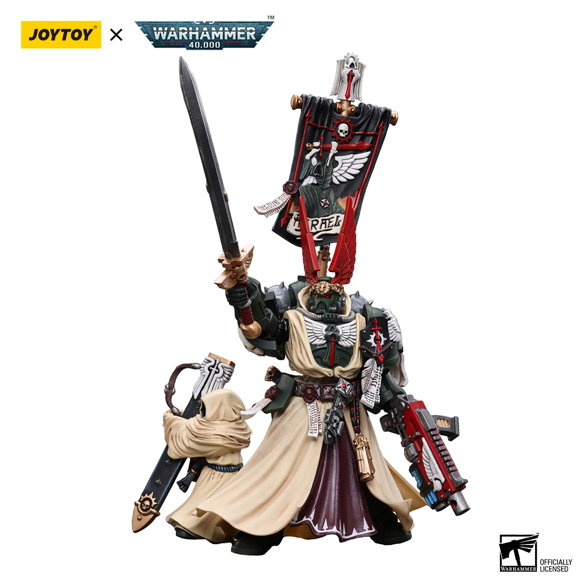 [Pre-Ordine] Joytoy Warhammer 40K 1/18 Action Figure New Dark Angels Supreme Grand Master Azrael Modello Anime Giocattoli Regali