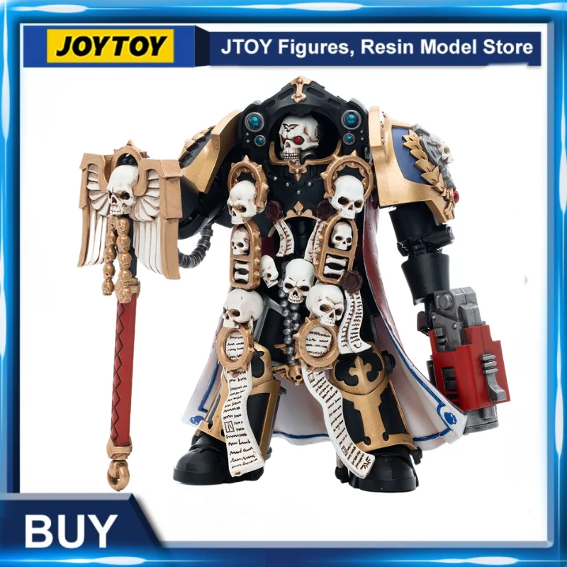 [Disponibile] Joytoy 1/18 Action Figure 40K Terminator Chaplain Brother Vanius Anime Collection Modello Militare Spedizione Gratuita