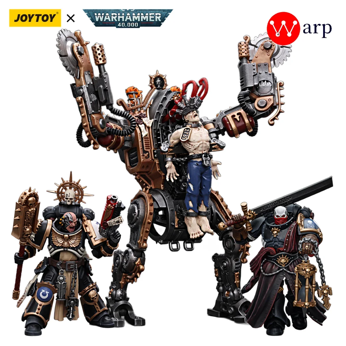 [Pre-Ordine] Joytoy Warhammer 40K Action Figures Ultramarines Jucar Chaplain (Indomitus) Pententent Engine Anime Military Model