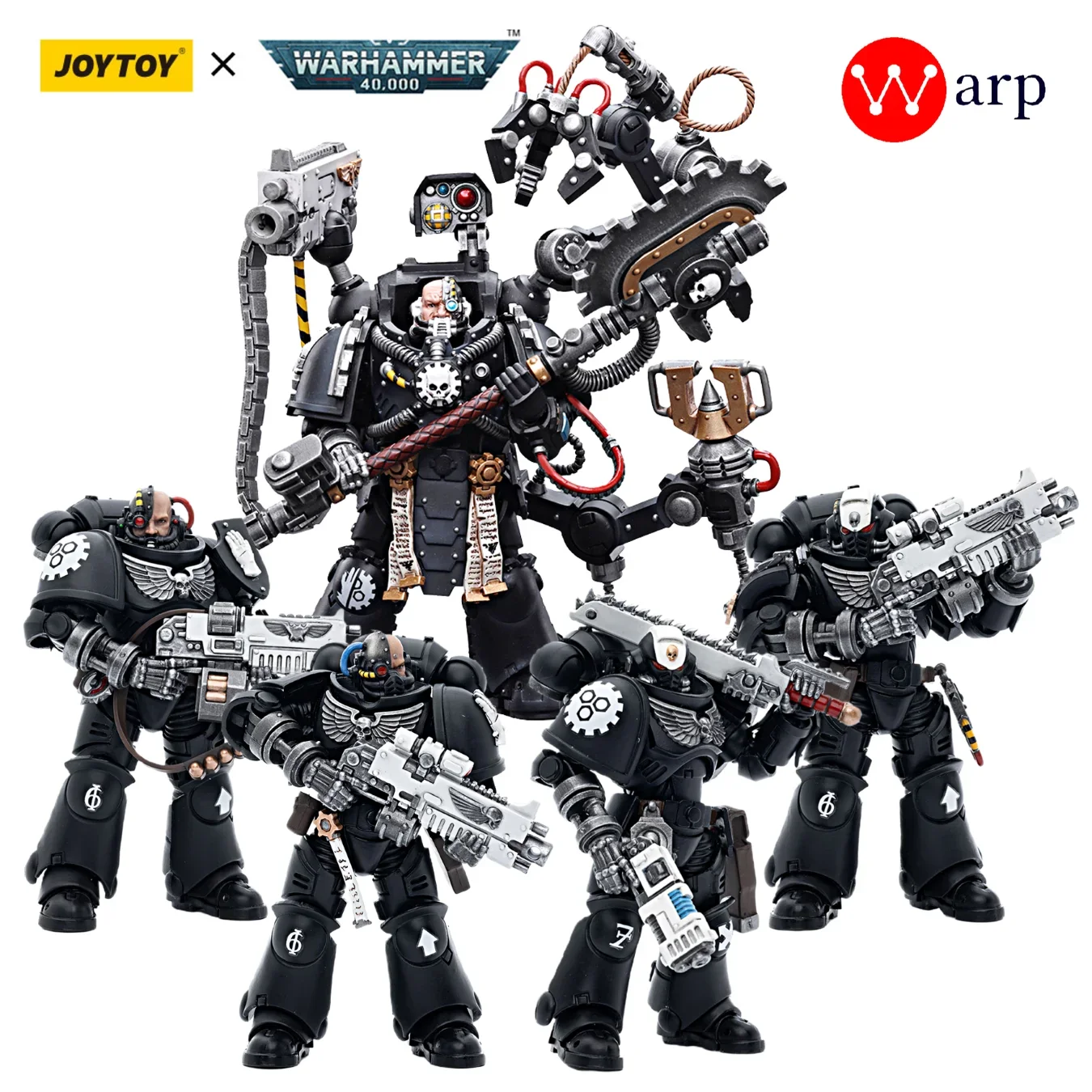 Joytoy Warhammer 40K Action Figures Lron Hands Lron Father Feirros Intercapors Mechanics Anime Military Model Dorm Decoration