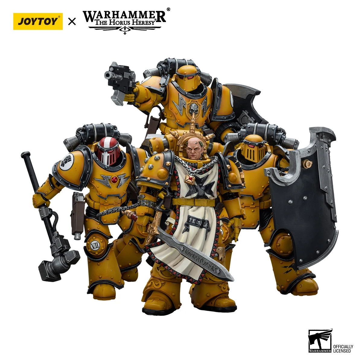 Joytoy Warhammer 40K 1/18 Action Figures Anime 12Cm Imperial Pugno Mklll Breacher Legionaries Collection Model Toys