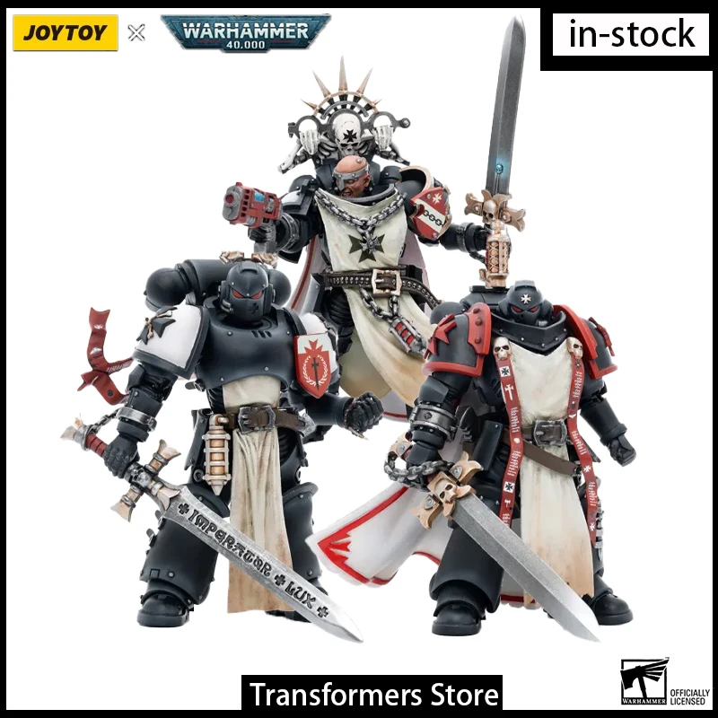 [Disponibile] Joytoy & Warhammer 40000 Black Templars Primaris Sword Brothers Eberwulf Action Figure Spedizione Gratuita