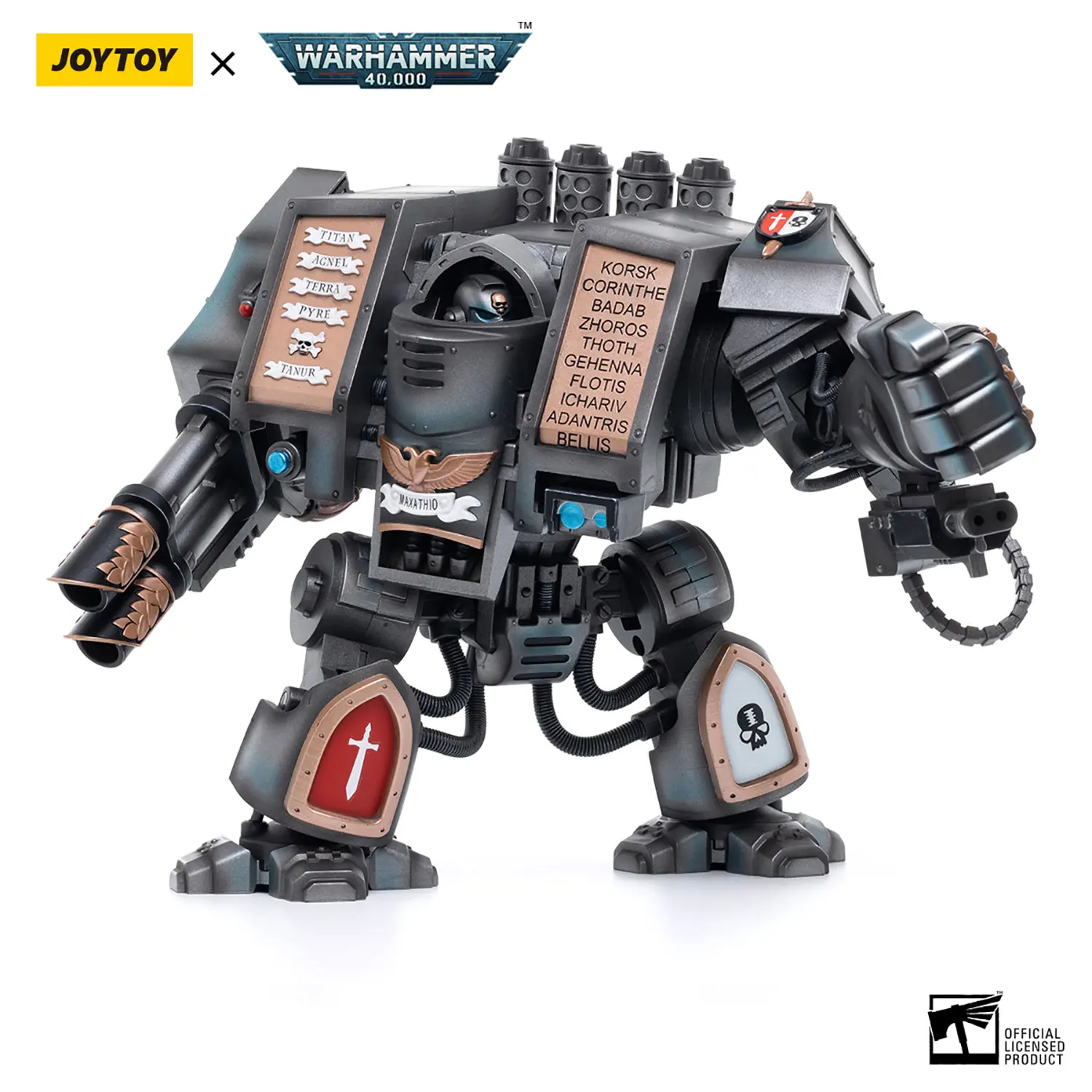 Joytoy Warhammer 40K 1/18 Action Figures Mecha Model Anime 20Cm Grey Knights Venerable Dreadnought Collection Model Toys