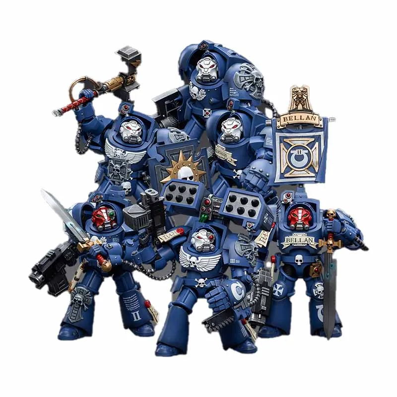 Original Joytoy Warhammer 40K Ultramarines Terminatori Brighter Bellan Brother Andrus Brighter Terconon Brother Orionus Model