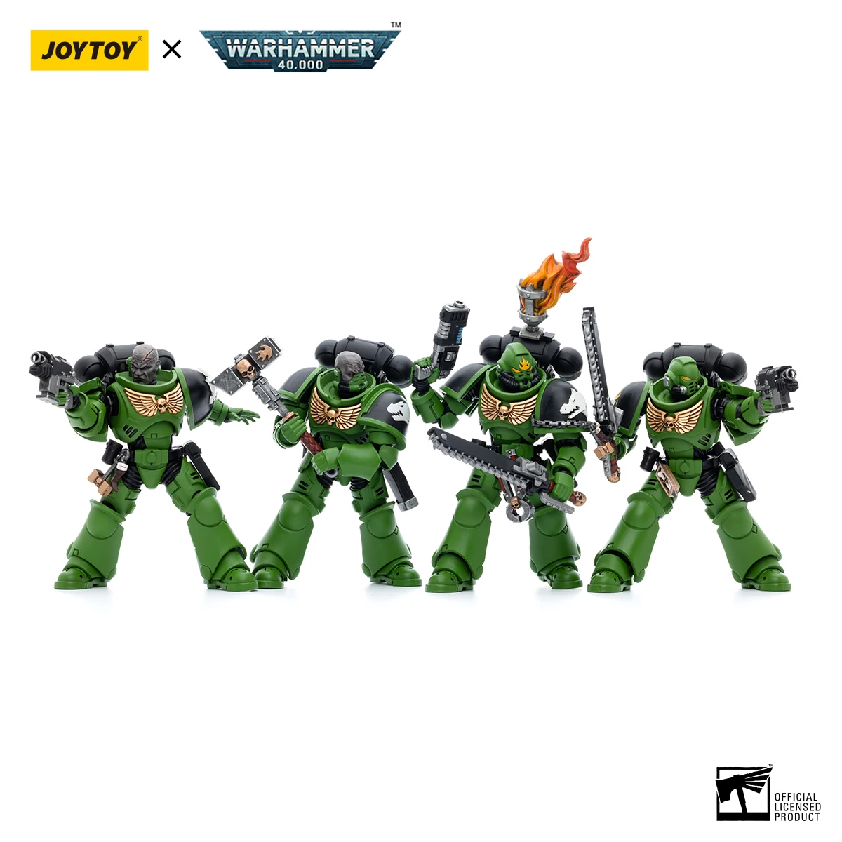 Joytoy Warhammer 40K 1/18 Action Figures Anime 12Cm Salamandra Assault Intercessors Marker Krajax Collection Model Toys