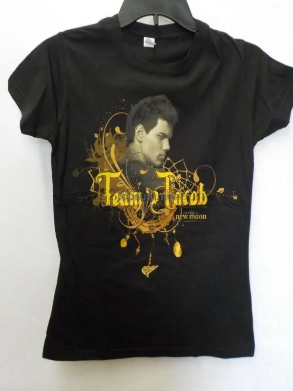 Juniors Womens Twilight Saga New Moon Team Jacob Black Tshirt New #13269V