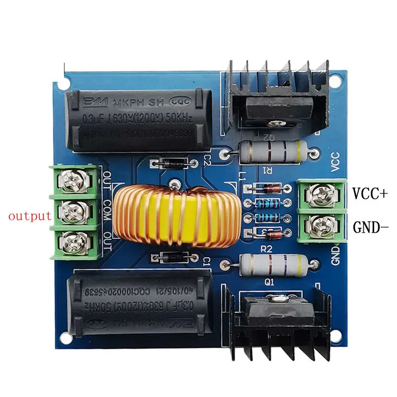 Zvs Tesla Coil Power Supply Generatore Ad Alta Tensione Jacobs Ladder Drive Board Modulo Del Circuito Di Riscaldamento A Induzione
