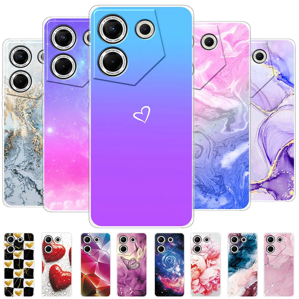 Per Tecno Camon 20 Pro 5G Custodia Custodia Morbida In Silicone Trasparente Per Tecno Camon 20 Protect Coque O Tecno Camon 20 Pro Funda