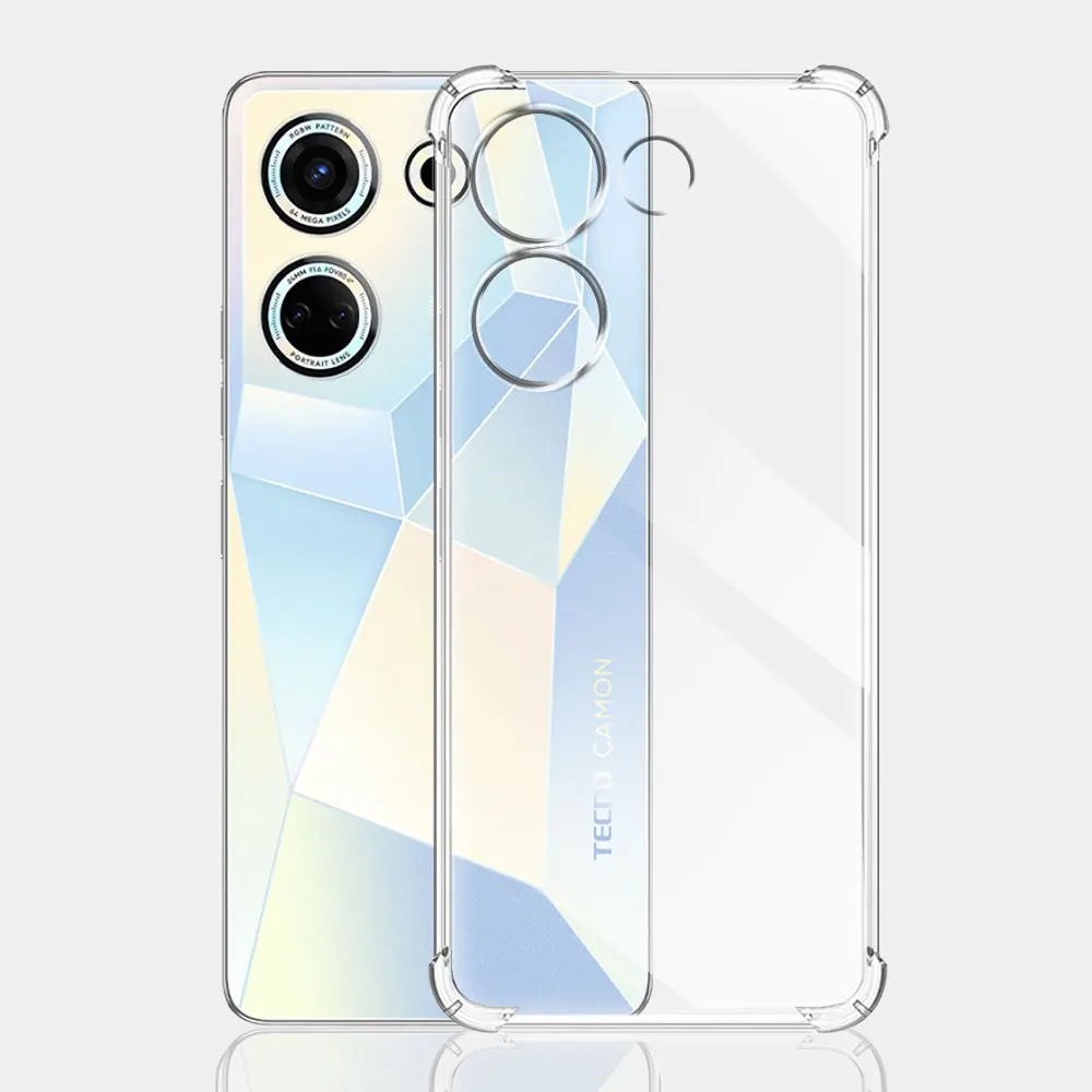 Custodia Antiurto Per Tecno Camon 20 Pro Custodia Morbida In Silicone Trasparente Per Tecno Camon 20 19 Coque Tecno Camon 19 Neo 19 Pro 18P