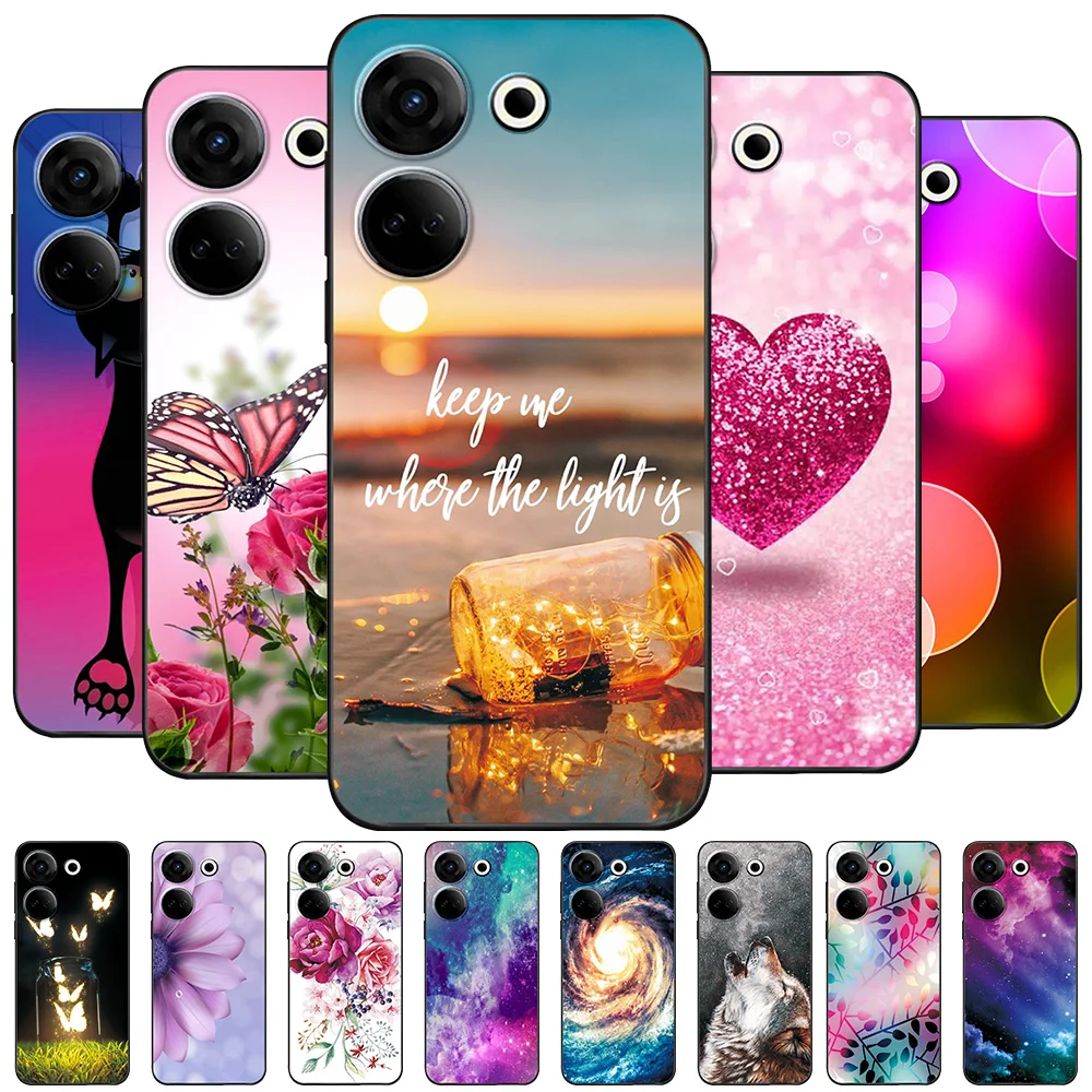 Custodia Per Tecno Camon 20 Pro 4G Coque Per Tecno Camon 20 Pro 5G Paraurti Tpu Custodia Morbida In Silicone Camon 20 Pro Funda Cover Posteriore