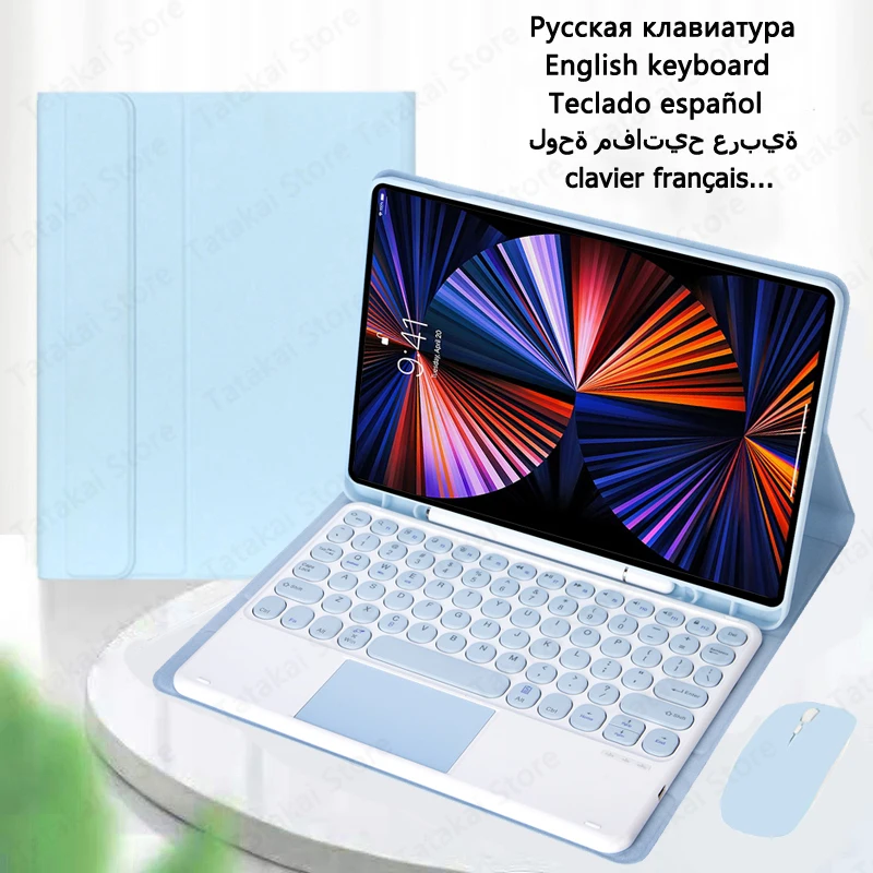 For Samsung Galaxy Tab S6 Lite Case 10.4 For Galaxy Tab S6 Lite Case Sm-P610 P615 P613 P619 Tab S6 Lite Keyboard Case Touchpad