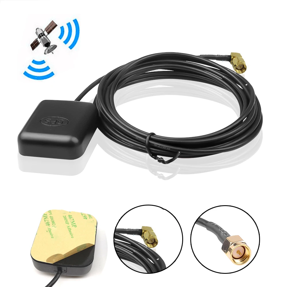3 Metri Di Lunghezza Gps Attivo Antenna Remota Connettore Antenna Auto Mini Ricevitore Gps Antenna Navigazione Connettore Sma