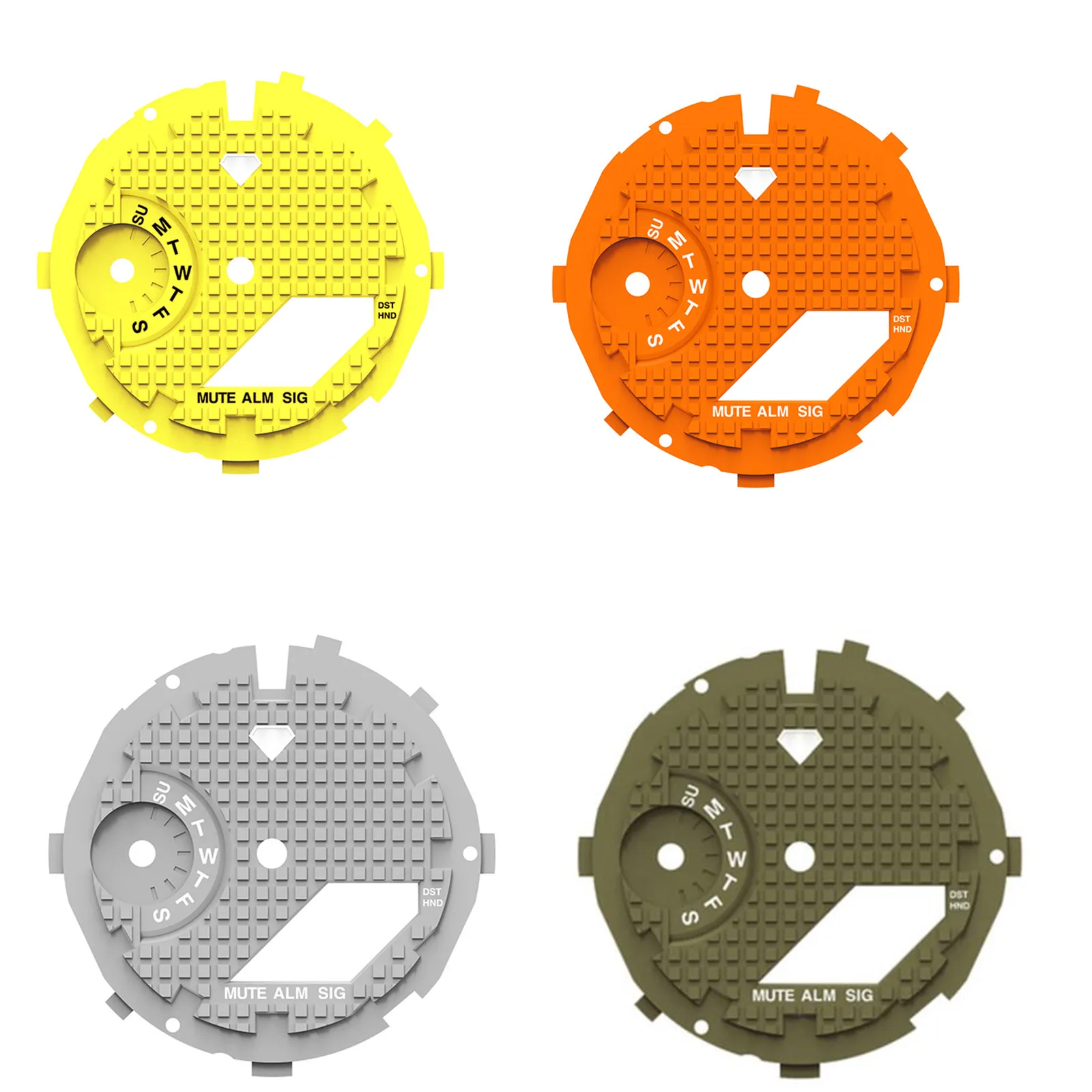 Pannello Frontale Del Quadrante Del Movimento Dell'Orologio Con Modifica In Plastica Opzionale A 5 Colori Per Casio G-Shock Ga2100 Ga2110