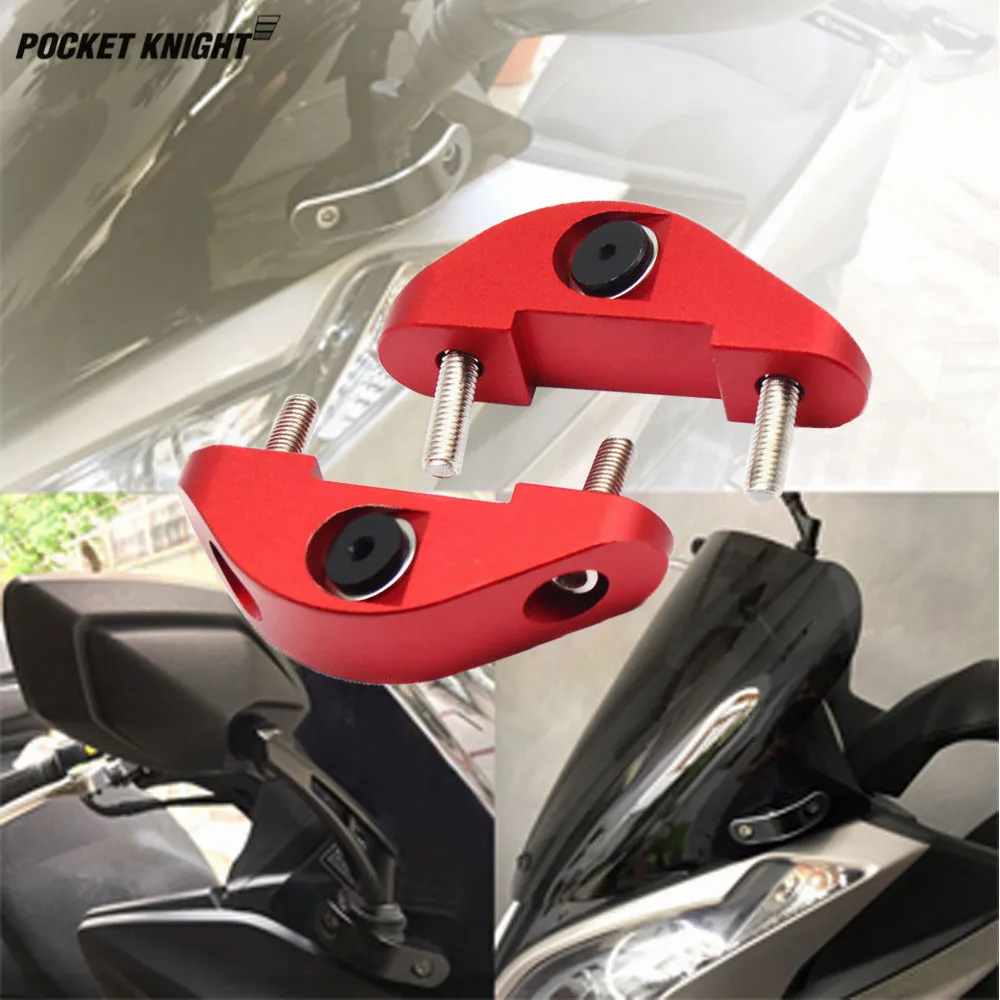 Per Kymco Nikita 200 Nikita 300 Centro Di 200I 300I Xciting 250 300 Specchio Riser Extender Distanziatori Adattatore Di Estensione Adattatore