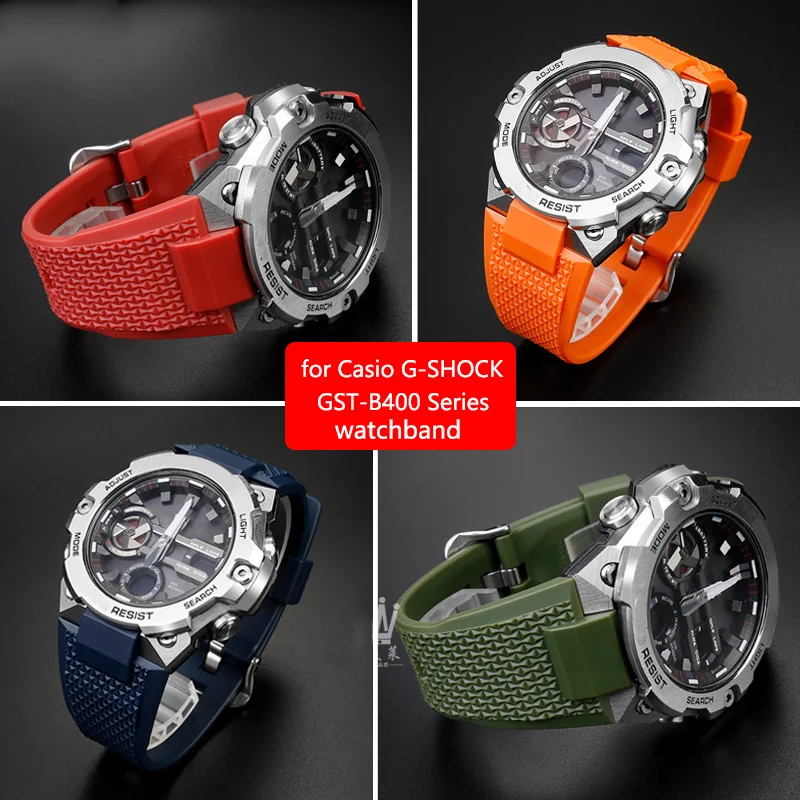 Per Casio G-Shock Steel Heart Serie Gst-B400 Cinturino Di Ricambio Per Cinturino Da Uomo Accessori Cinturino In Resina