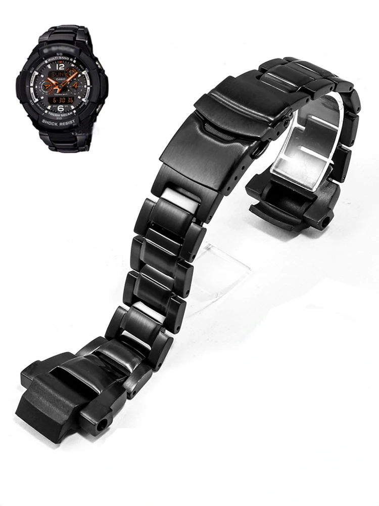 Cinturino Dell'Orologio Per Cinturino In Acciaio Casio G-Shock 5121 Gw-3000 Gw-3500 Gw-2000 G-1000 Cinturino In Metallo In Acciaio Inossidabile