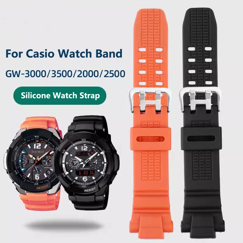Cinturino In Silicone Per Casio Aviation G-Shock Gw-3000 Gw-3500B / 2000 Series Cinturino Per Orologio Da Esterno In Resina Bracciale Da Uomo
