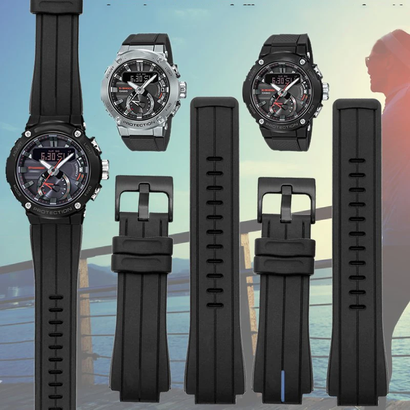 Cinturino In Silicone Per Casio G-Shock Gst-B200 Gst-B200D Series Cinturino Per Orologio Da Uomo Accessori Per Catena Cinturino In Silicone Resina Imp