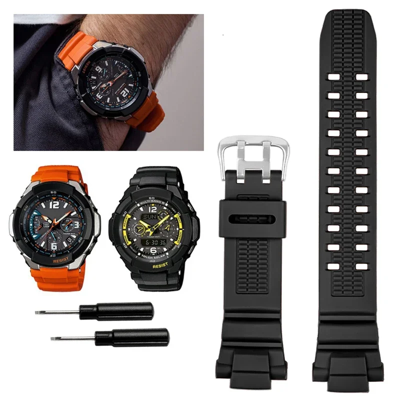 Per Casio G-Shock Cinturino Per Cinturino Gw-3000B 3500B 2500B 2000G-1500 Cinturino Impermeabile In Gomma Siliconica Cinturino Per Sport All'Aria Aper