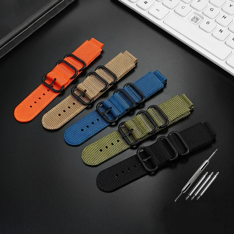 Per Casio G Shock Gba-800-7A Gba-800-9A Gba-800-Dg Ga-800 Gbd-800 Ga110 16Mm Cinturino Cinturino In Nylon Modificato