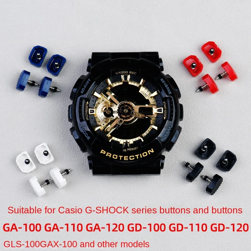 Per Casio G-Shock Dial Button Case Ruota Chiave Ga-100 Ga-110 Ga-120 Gd-100 Gd-110 Gd-120 Gls-100 Gax-100 Quadrante Buckl Eaccessories