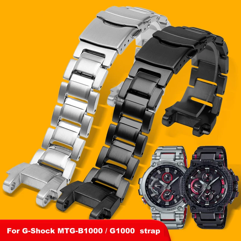 Accessori Per Cinturini Per Casio G-Shock Watch Cinturino In Metallo In Acciaio Inossidabile Mtg-B1000 / G1000 Cinturino Adesivo In Resina