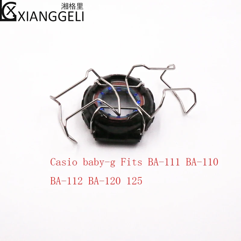Accessori Per Orologi Per Casio Baby-G Ba-111 Ba-110 Ba-112 Ba-120 125 Paraurti In Acciaio Inossidabile