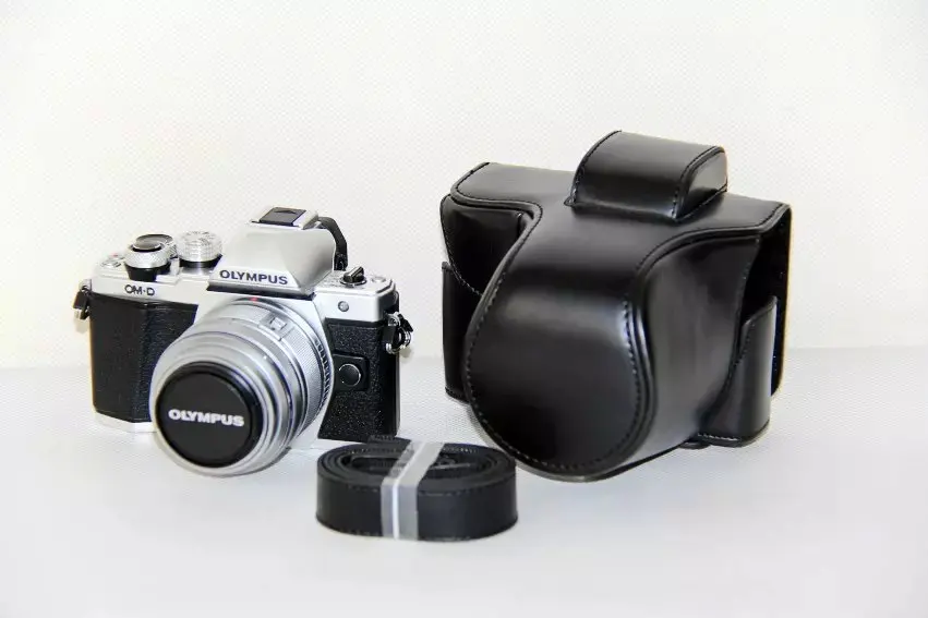 Per Olympus Em10 Mark Ii Em10 Iii Em10 Ii Em10 Mark Iii Custodia Per Fotocamera Con Cinturino Nuova Borsa Per Fotocamera In Pelle Pu