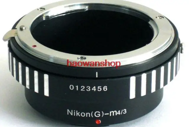 Anello Adattatore Ai(G)-M43 Per Obiettivo Nikon G/F/Ai/S/D Per Fotocamera Olympus Panasonic M4/3 G9 Gh5 Gf7 Gm5 Gx9 Gx85 Gx850 Em5 Em10 Epl6
