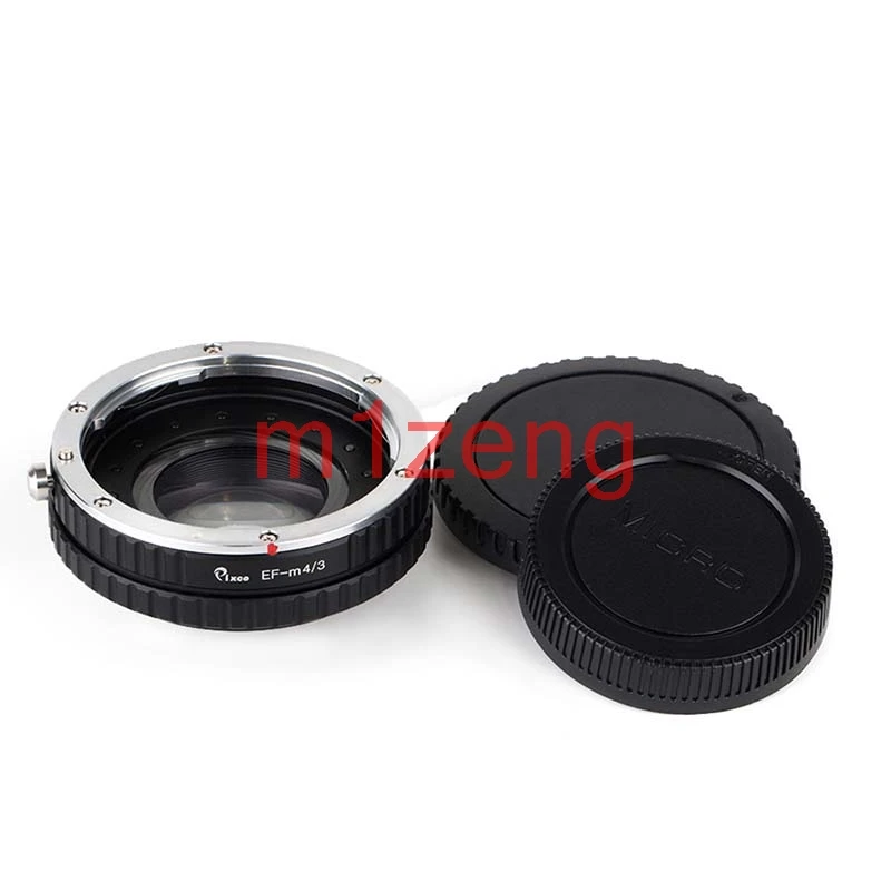Regolare L'Apertura Riduttore Focale Speed Booster Turbo Adapter Per Canon Eos Lens A M43 Gf7 Gx8 E-Pl6/5 Gx7 Gh5 Em5 Em1 Em10 Camera