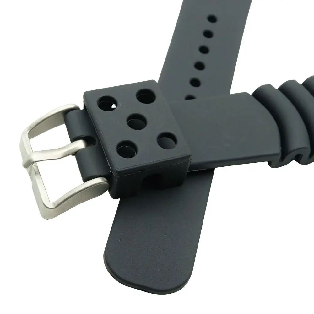 18 Millimetri 20 Millimetri 22 Millimetri Del Cinturino Del Silicone Per Seiko Prospex Ananta Diver/Scuba Srpa21J1 Sbbn007 Tonno Degli Uomini Di Sport