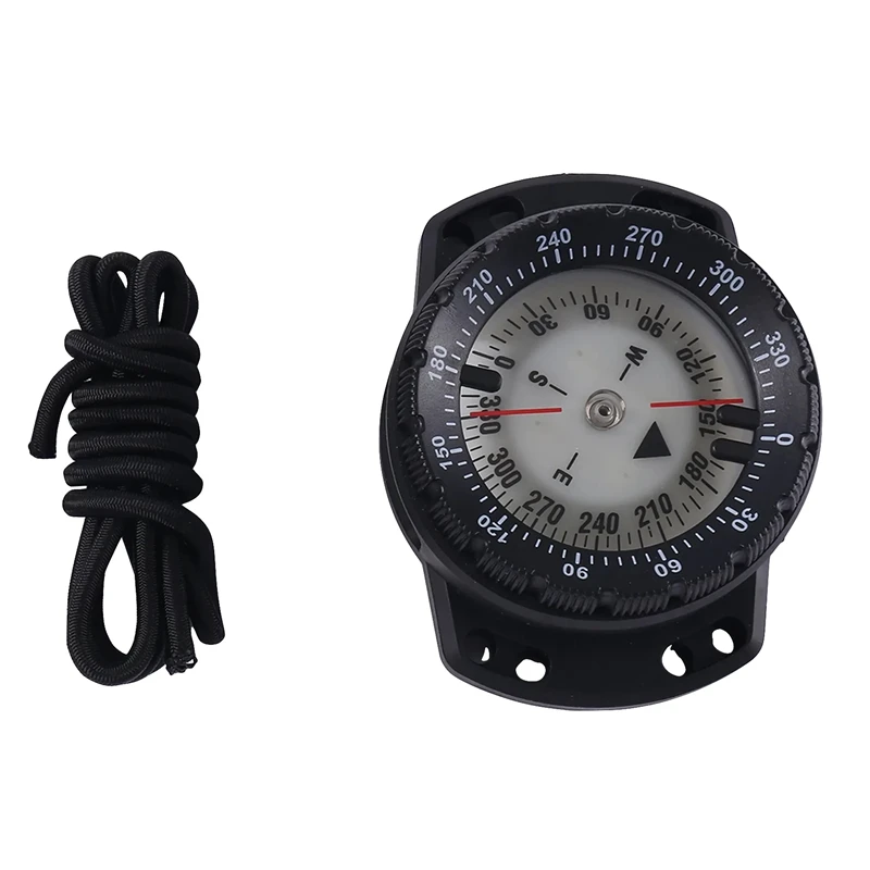 1Set Forte Magnetico 50M Impermeabile Scuba Diving Compass Watch Equipment Accessorio Abs + Glass