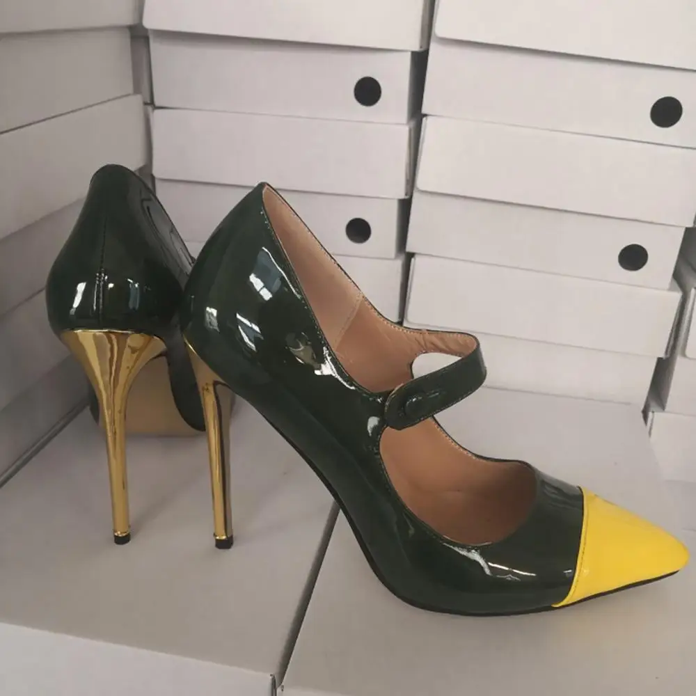 Ashiofu Vendita Calda Pompe Tacco Alto Da Donna Foto Reali Scarpe Eleganti Da Ballo Per Feste Mary Janes Scarpe Da Sera Di Grandi Dimensioni Scarpe Da