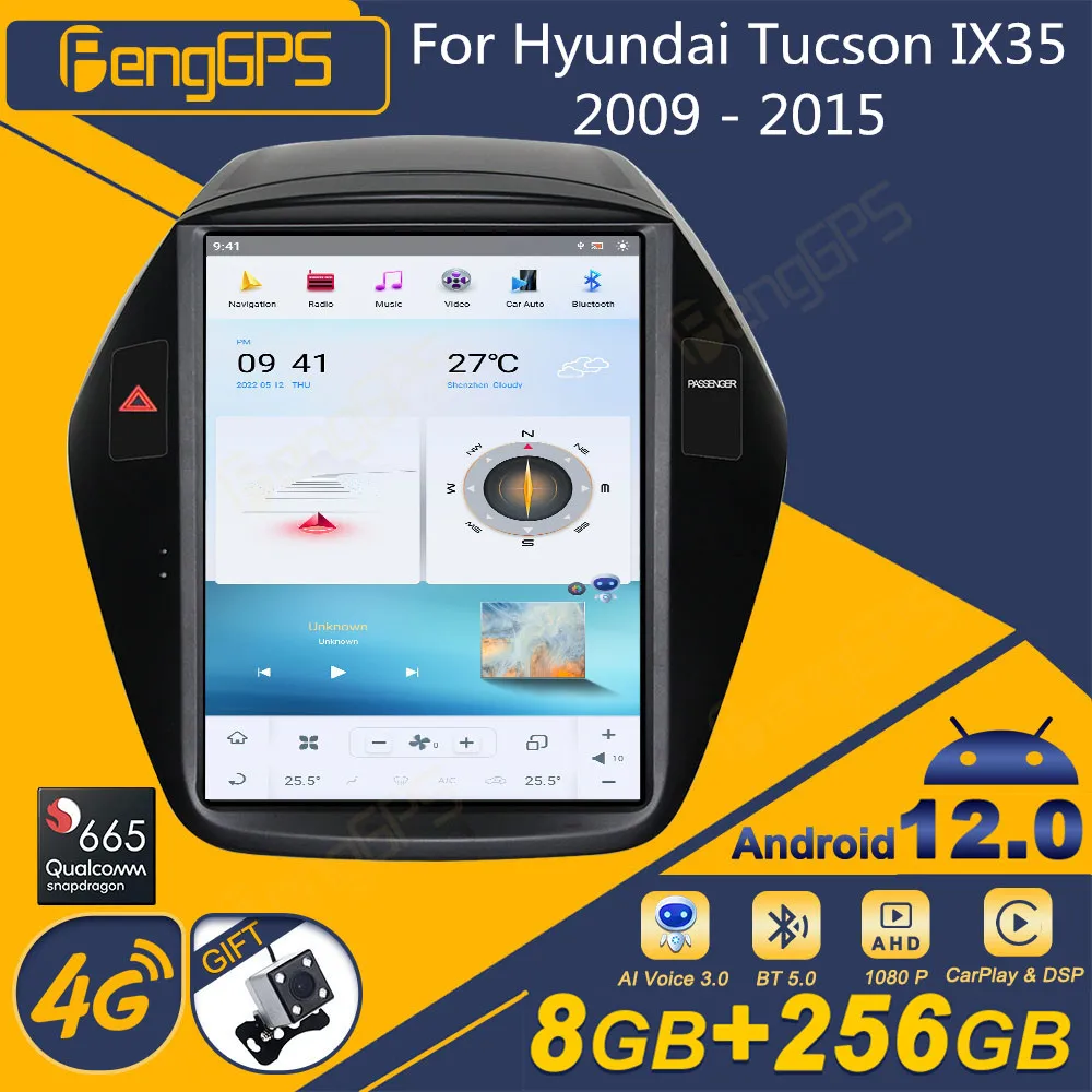 Qualcomm 8 Core Per Hyundai Tucson Ix35 2009 - 2015 Android Autoradio Schermo Tesla Ricevitore Stereo 2Din Autoradio Multimedia