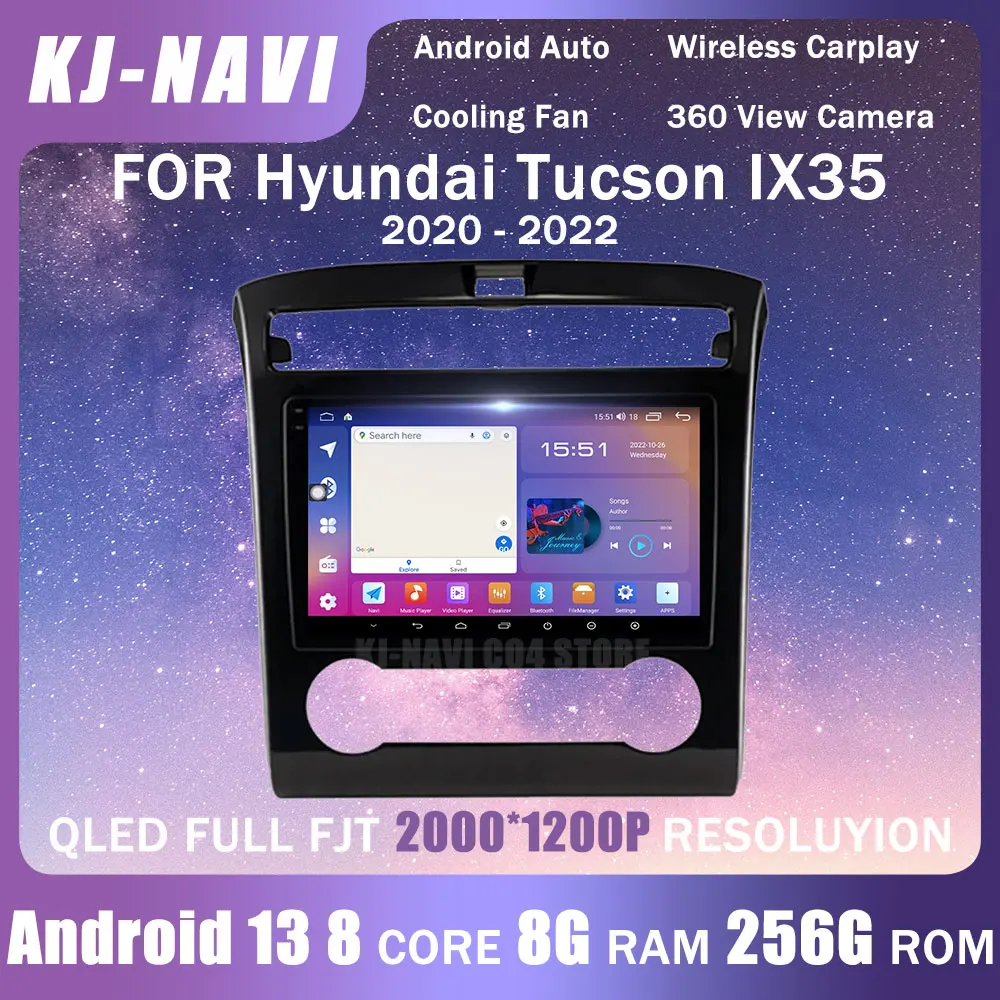 Android 13 Autoradio Per Hyundai Tucson Ix35 2020 2021 2022 Autoradio Multimedia Player Dvd Gps Navi Stereo Cassette Recorder