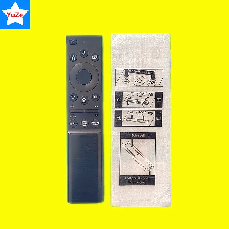 Bn59-01357A Tm2180E 649E Rmcspa1Ep1 Per Samsung 55 ''65'' 75 ''85'' 43 Pollici Tv Ricaricabile Cella Solare Qled Telecomando Vocale
