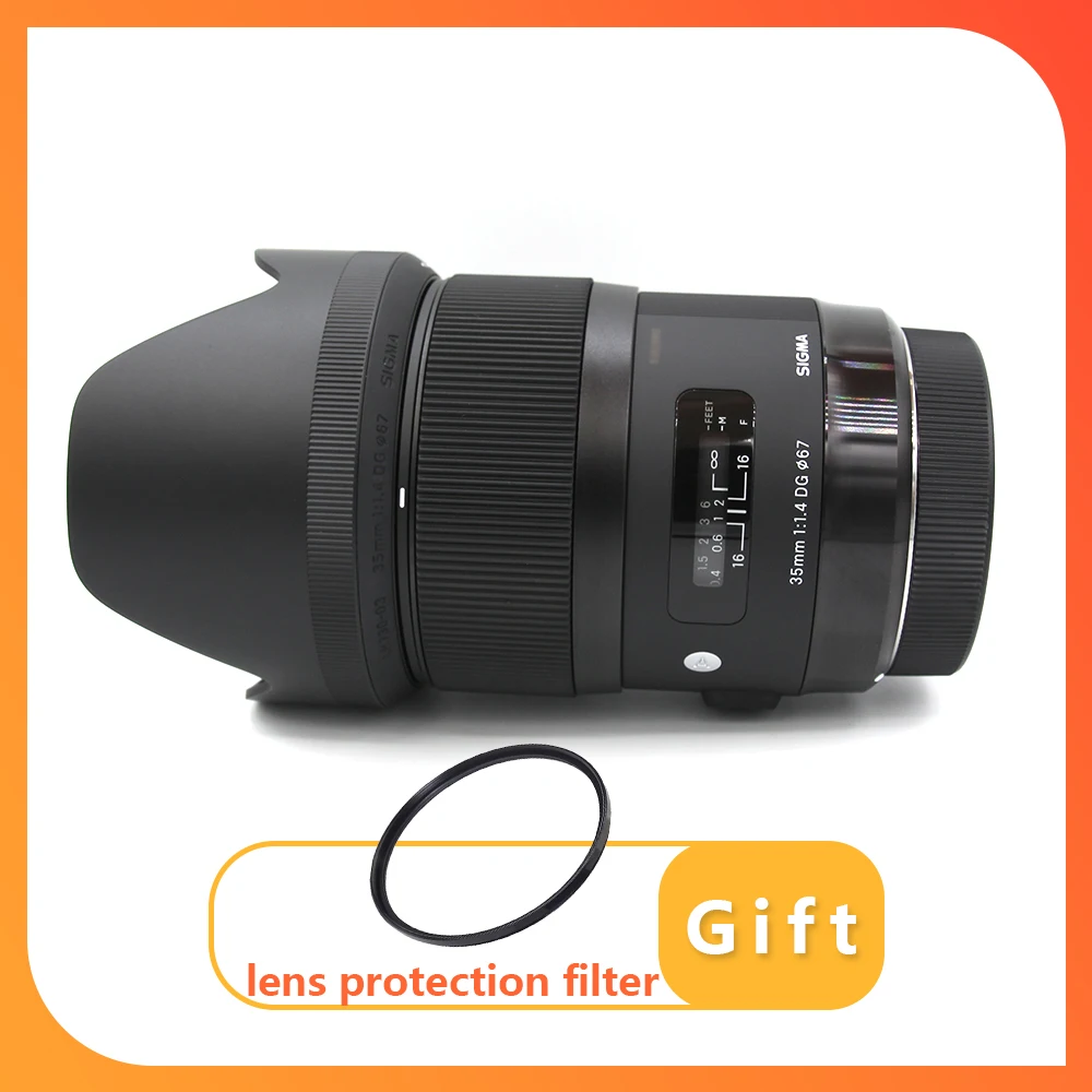 Sigma 35Mm F1.4 Dg Hsm Art Lens Full Frame 35Mm F1.4 Prime Lens Per Montaggio Canon O Montaggio Nikon O Supporto Sony E