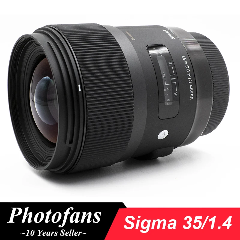 Sigma Obiettivo 35Mm F1.4 Dg Hsm Art  Attacco Nikon Dslrs - Canon Ef - Sony E
