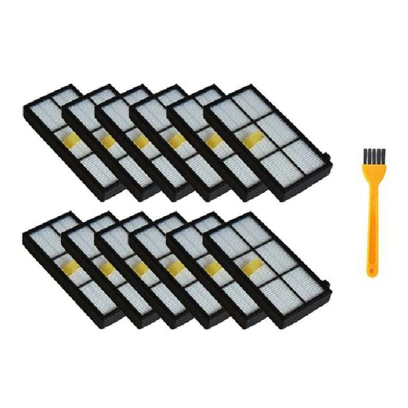 Filtro Hepa Da 12 Pezzi Per Irobot Roomba 870/800/880/960/980 Robotic Vacuum Roomba (Serie 800 900) Accessori