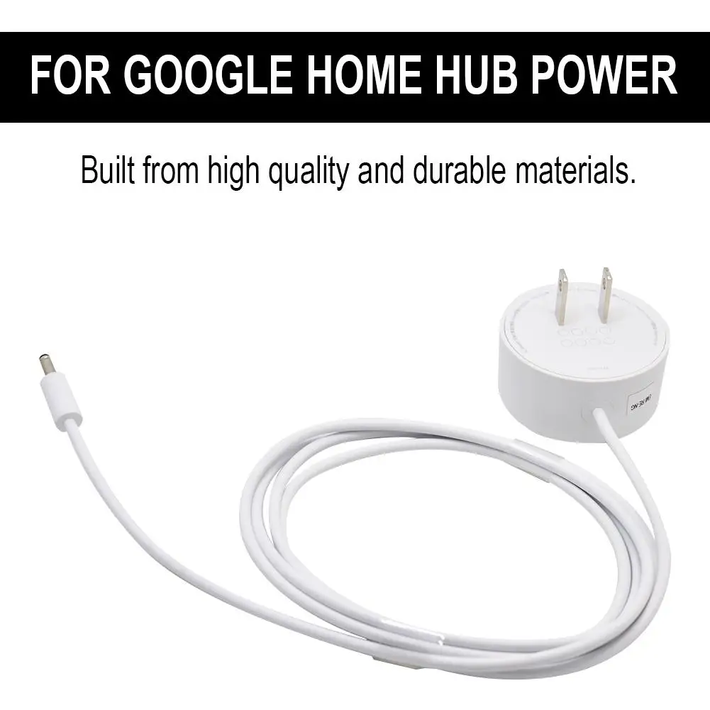 Adattatore Di Alimentazione 14V 1.1A Per Caricabatterie Hub Google Home Per Altoparlante Hub Nest Mini Adattatore Adattatore Bianco Per Google Home Hu