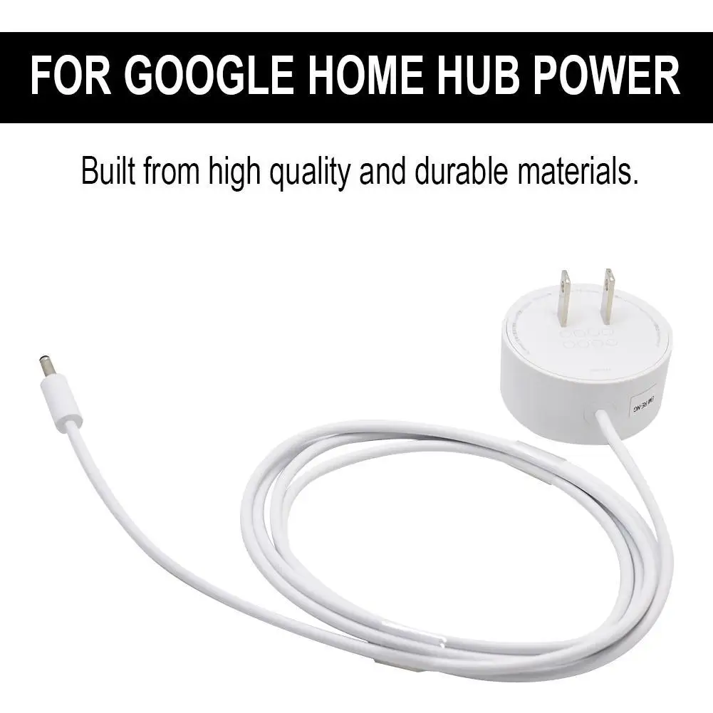 14V 1.1A Per Google Home Hub Power Caricabatterie Ca Adatto Per Google Home Hub, Nest Hub Mini Altoparlante Cavo Di Alimentazione Ac110-240V
