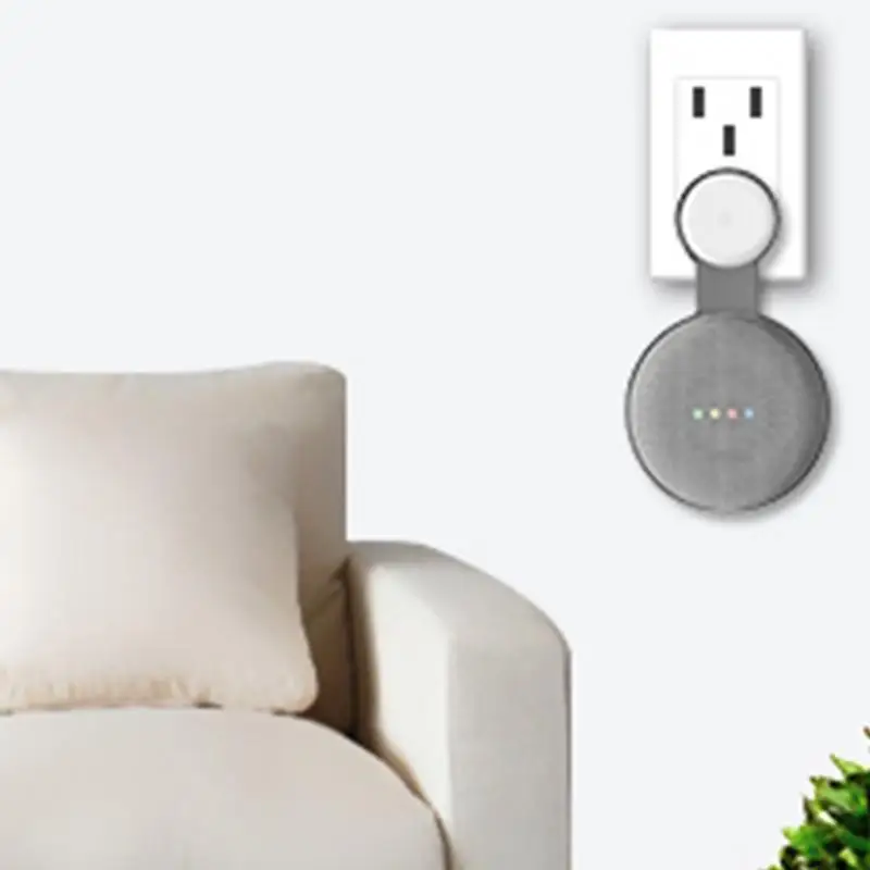 Presa Supporto Per Montaggio A Parete Per Google Nest Mini (2A Generazione) Gestione Del Cavo Per Nest Mini Smart Speaker Accessory