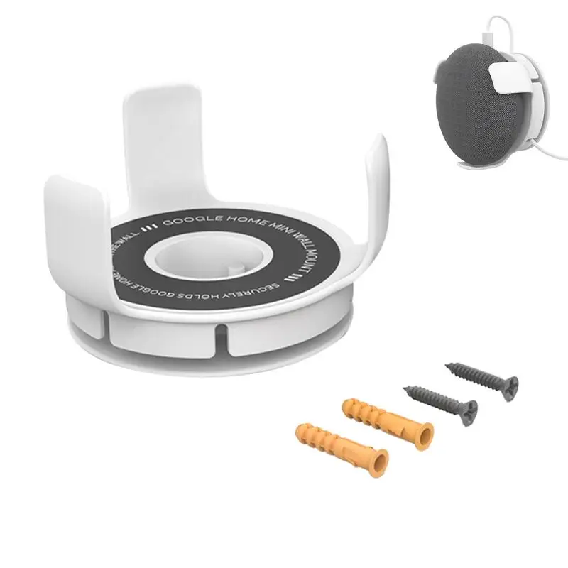 Supporto Per Montaggio A Parete Per Google Home Mini Smart Speaker Outlet Holder Staffa Salvaspazio Mensola A Muro Per Google Home Mini