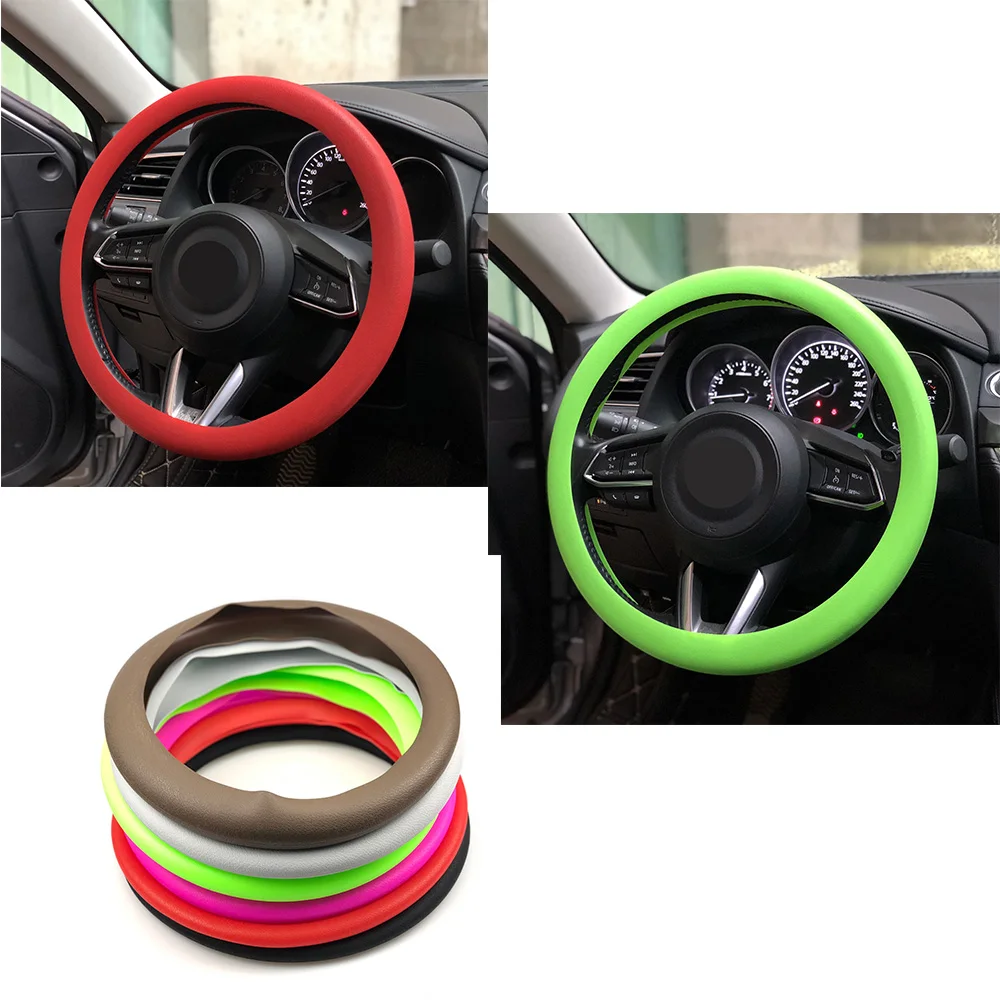 Auto Copertura Del Volante Del Silicone Per Alfa Romeo Giulia Stelvio Mito Giulietta Tonale Alfa 4C Disco Volante Gloria