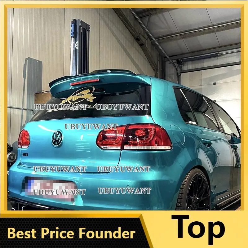 Golf 6 Accessori Ala Posteriore Per Volkswagen Golf 6 Gti R Glossy Nero Abs Plastica Tetto Spoiler Ala Per Golf 6 Gti Gtd Mk6