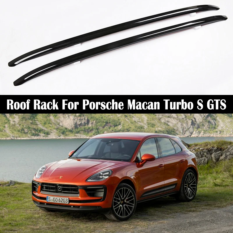 Portapacchi Stile Oem Per Porsche Macan Turbo S Gts 2019-2024 Rails Bar Portapacchi Bar Top Cross Bar Rack Rail Box