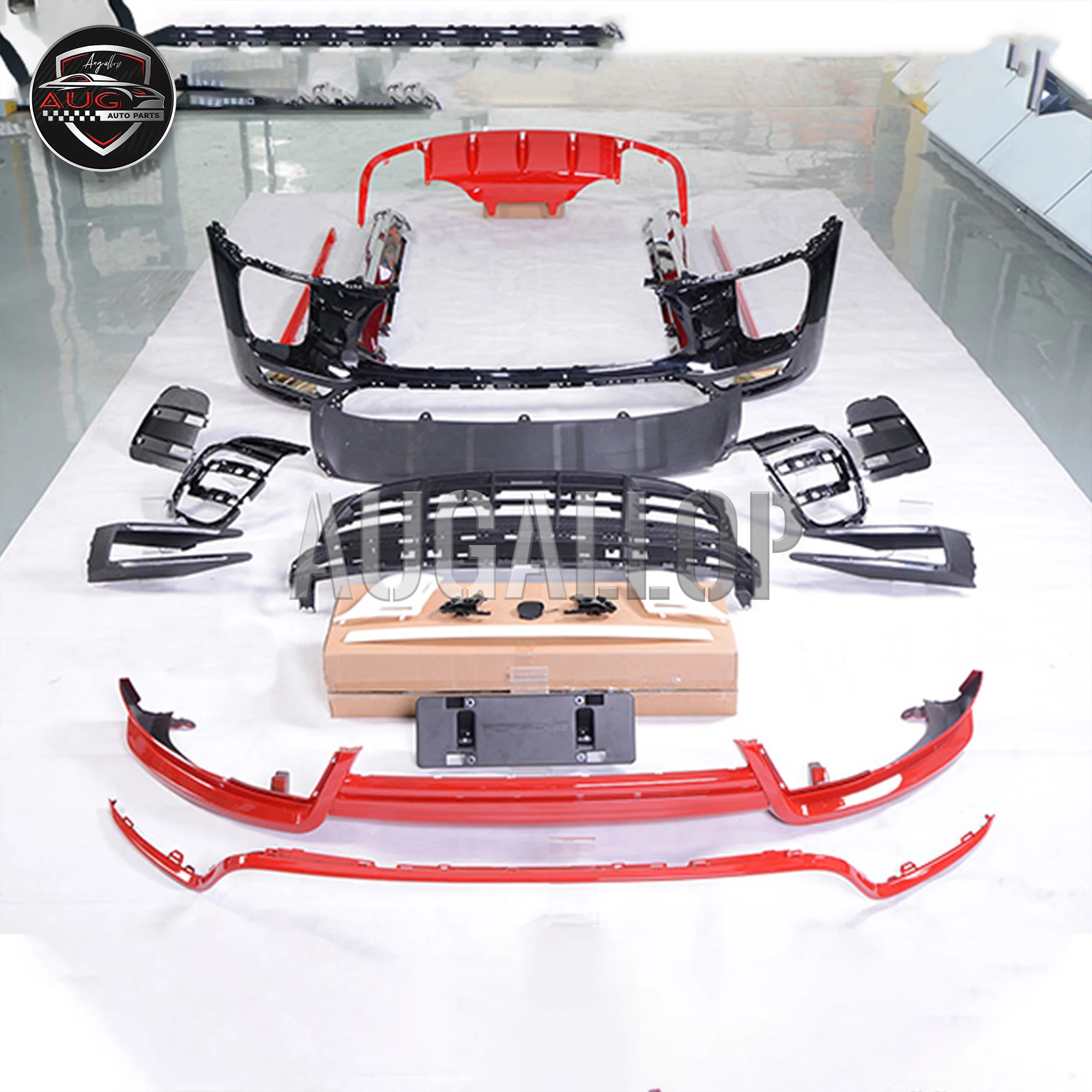 Per Porsche Macan 95B-1 14-17 Aggiornamento Kit Tecate Paraurti Anteriore Turbo (B602)